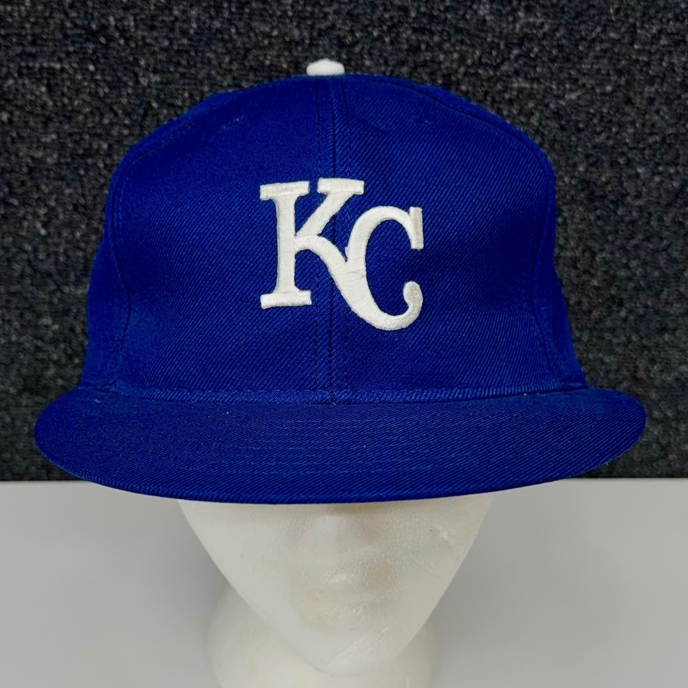 Vintage Annco Kansas City Royals Snapback Hat MLB Blue Made in USA Deadstock NWT